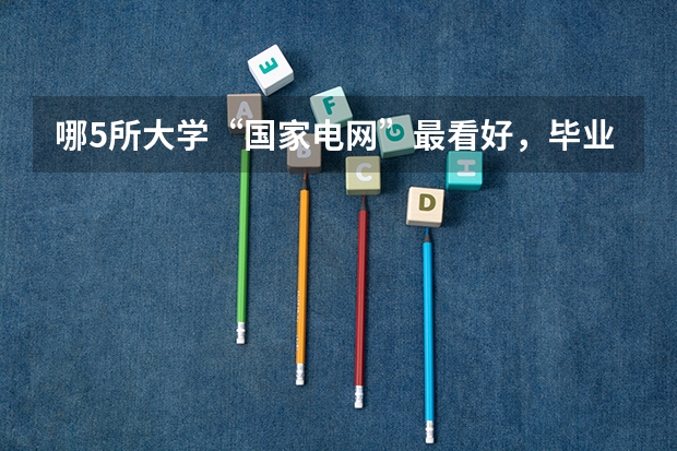 哪5所大学“国家电网”最看好，毕业生很抢手，考上就是铁饭碗？（哪4所二本大学，名气不大，但毕业生就业率很高？）