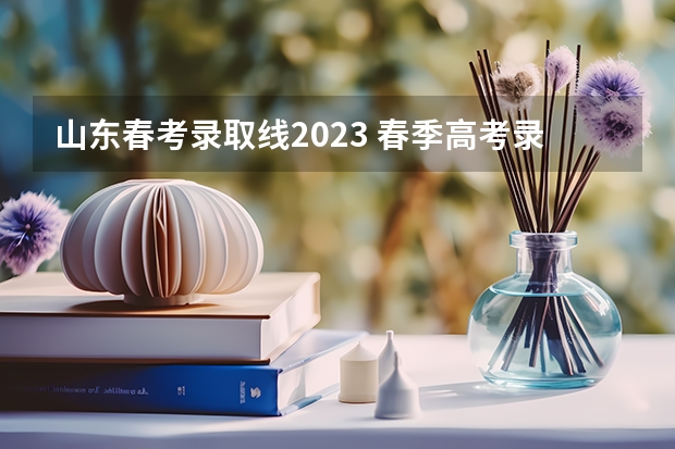 山东春考录取线2023 春季高考录取分数线2023