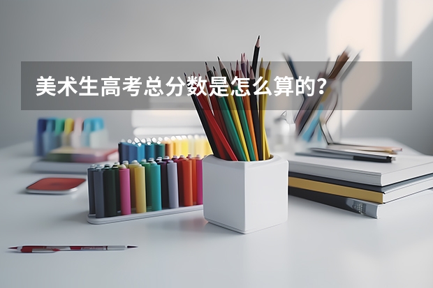 美术生高考总分数是怎么算的？