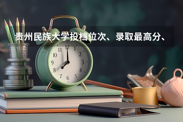 贵州民族大学投档位次、录取最高分、最低分、计划数是多少？求解，谢谢啦！！！