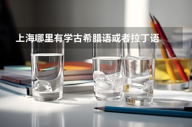 上海哪里有学古希腊语或者拉丁语