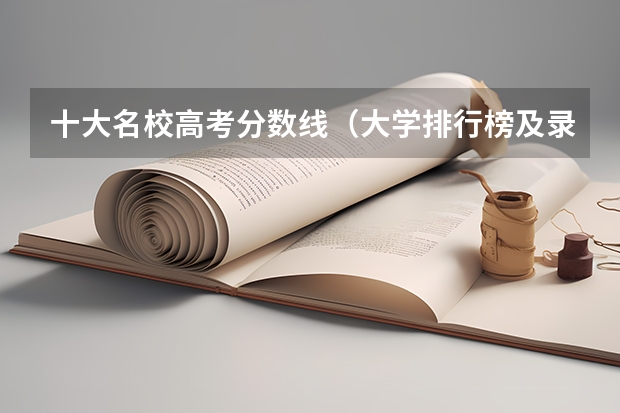 十大名校高考分数线（大学排行榜及录取分数线）