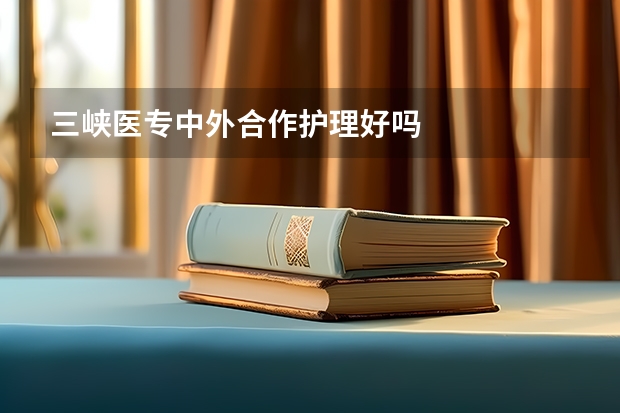 三峡医专中外合作护理好吗