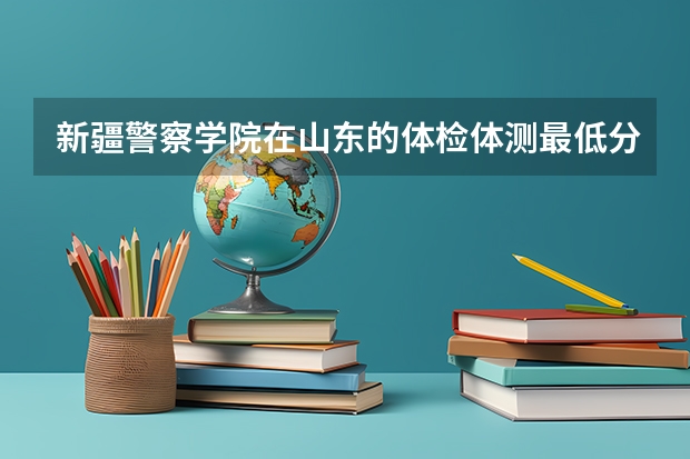 新疆警察学院在山东的体检体测最低分数线（国考新疆边防检查站进面分数）