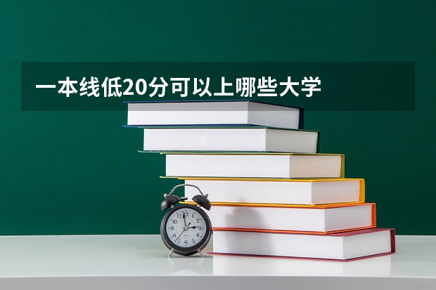 一本线低20分可以上哪些大学