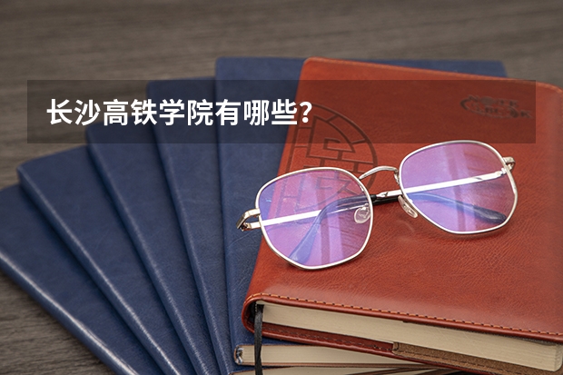 长沙高铁学院有哪些？
