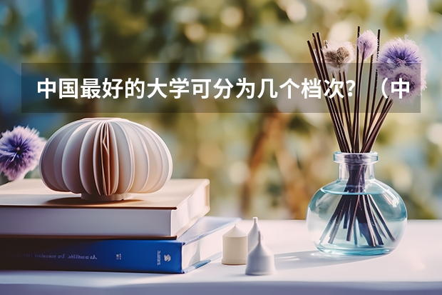 中国最好的大学可分为几个档次？（中国软科大学排名）