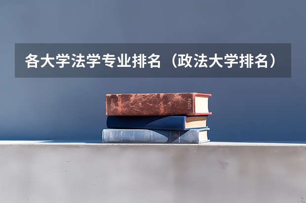 各大学法学专业排名（政法大学排名）