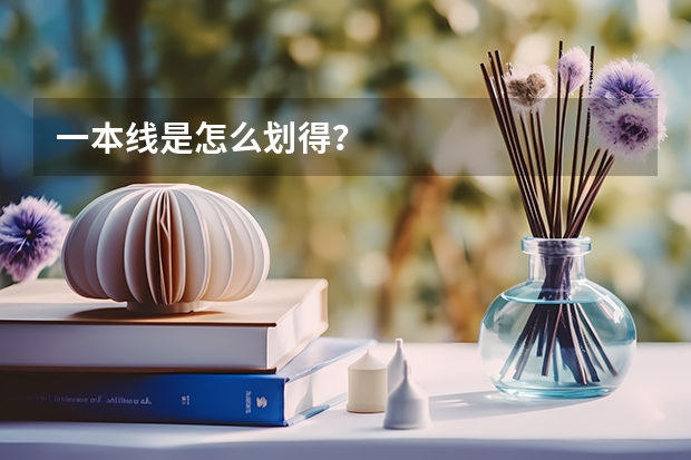 一本线是怎么划得？