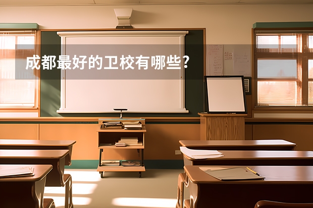 成都最好的卫校有哪些?