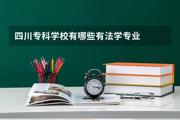 四川专科学校有哪些有法学专业