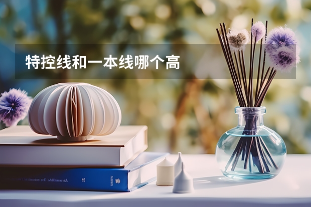 特控线和一本线哪个高