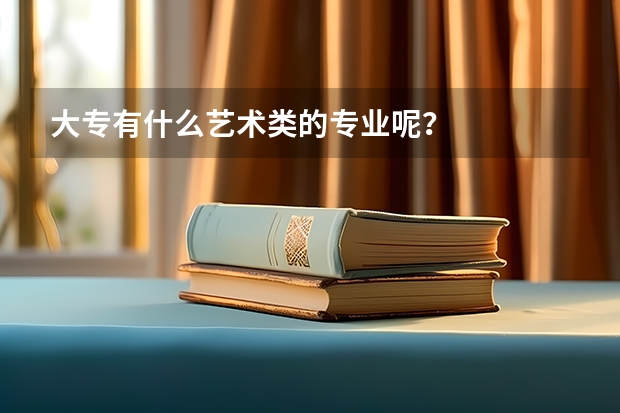 大专有什么艺术类的专业呢？