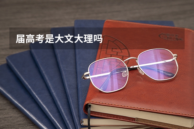 届高考是大文大理吗