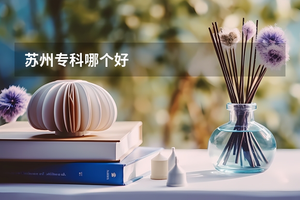 苏州专科哪个好