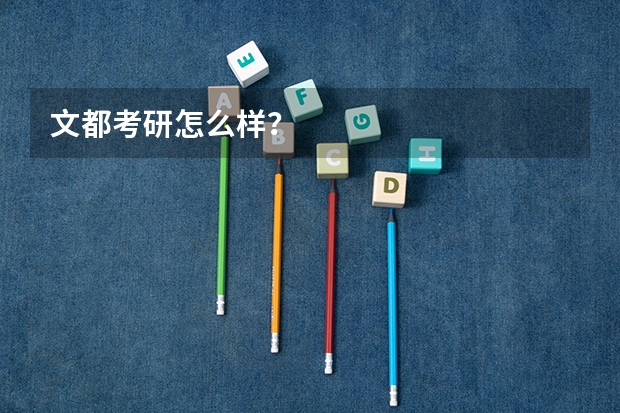 文都考研怎么样？