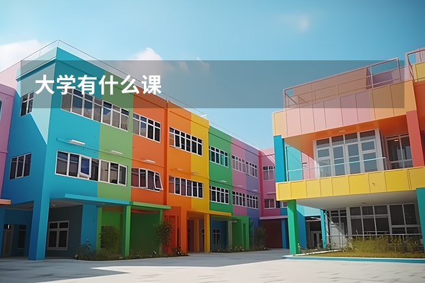 大学有什么课