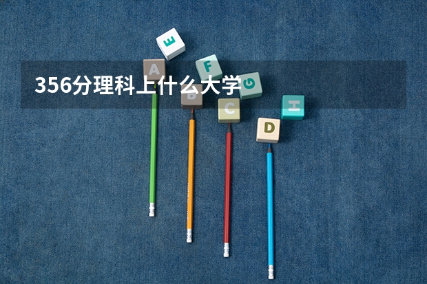 356分理科上什么大学