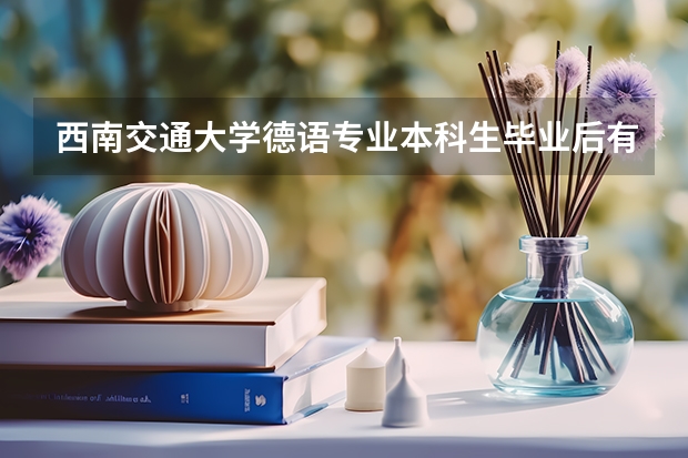 西南交通大学德语专业本科生毕业后有些什么就业选择？