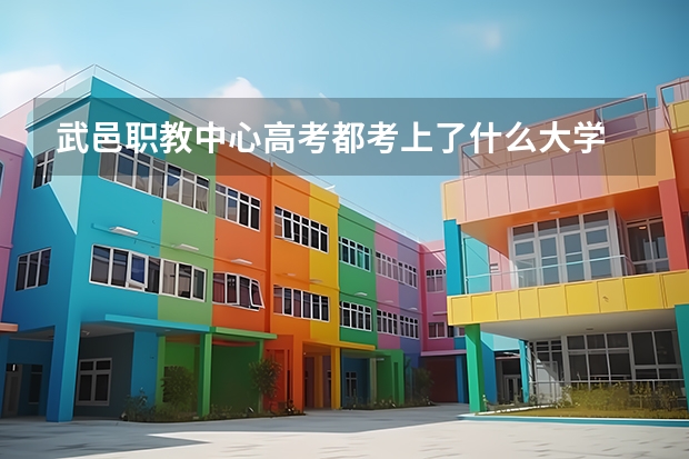 武邑职教中心高考都考上了什么大学