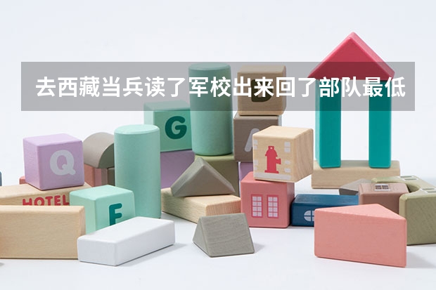 去西藏当兵读了军校出来回了部队最低有多少工资？