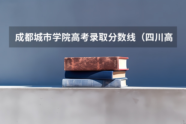 成都城市学院高考录取分数线（四川高考位次对应大学）