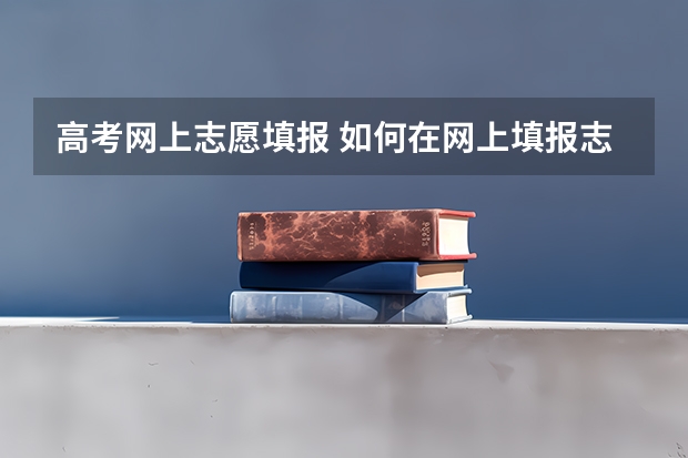 高考网上志愿填报 如何在网上填报志愿高考