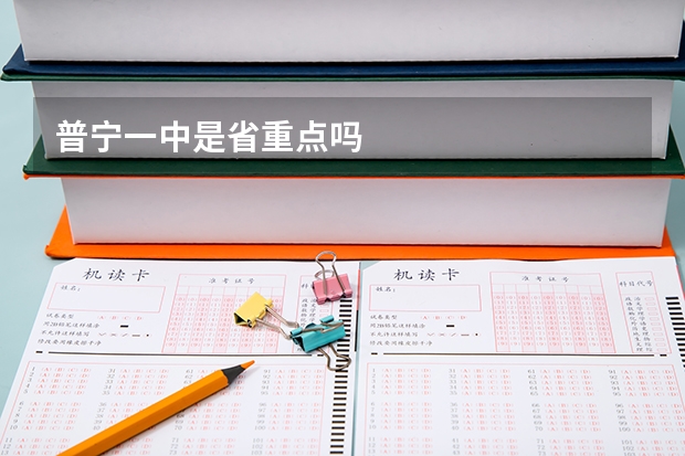 普宁一中是省重点吗