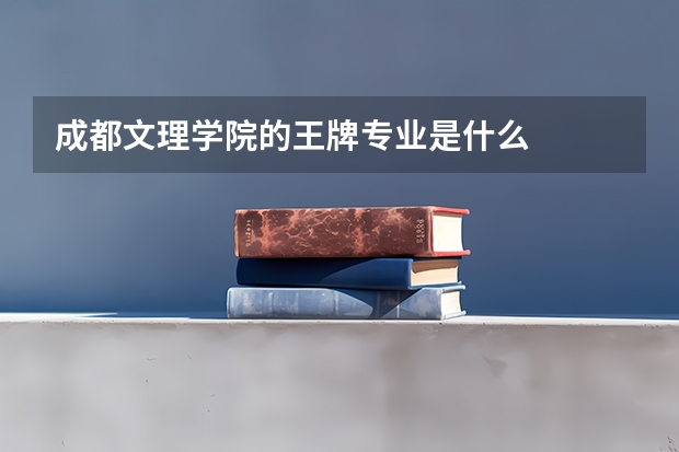 成都文理学院的王牌专业是什么