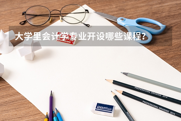 大学里会计学专业开设哪些课程？