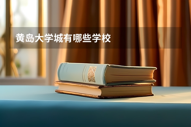 黄岛大学城有哪些学校