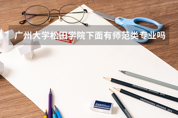 广州大学松田学院下面有师范类专业吗