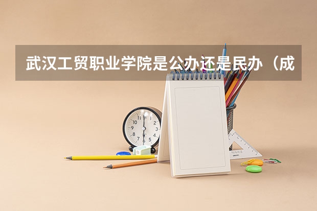 武汉工贸职业学院是公办还是民办（成都工贸职业技术学院是公办还是民办）