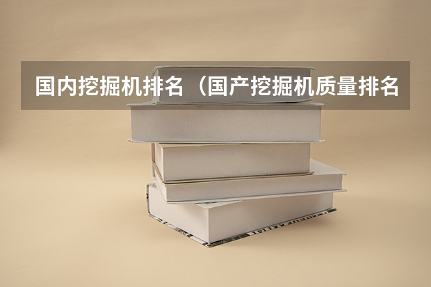 国内挖掘机排名（国产挖掘机质量排名？）
