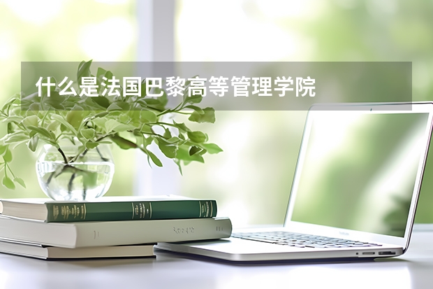 什么是法国巴黎高等管理学院
