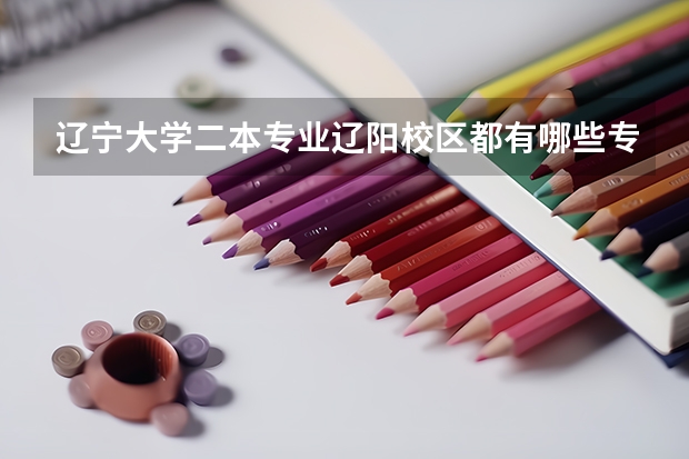 辽宁大学二本专业辽阳校区都有哪些专业，以及学费是多少？