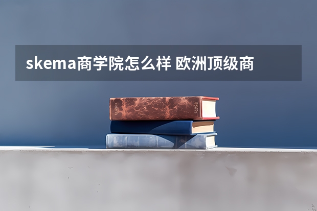 skema商学院怎么样 欧洲顶级商学院有哪些
