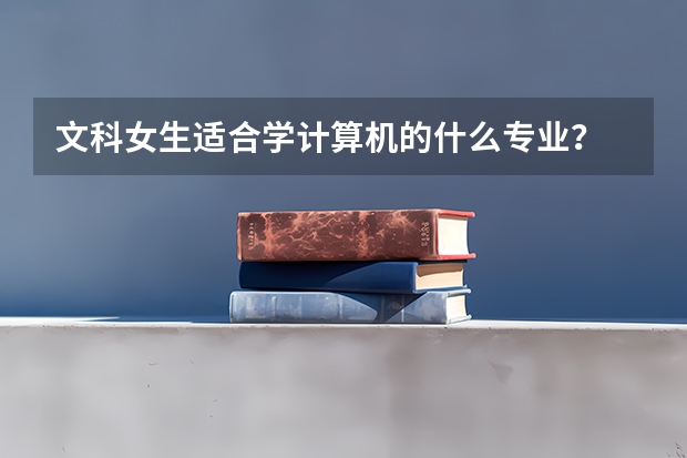 文科女生适合学计算机的什么专业？