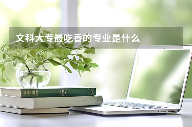 文科大专最吃香的专业是什么