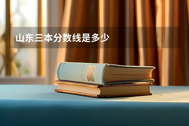 山东三本分数线是多少