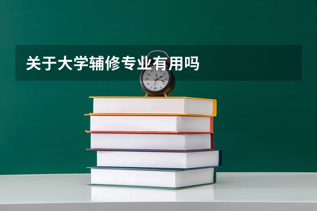 关于大学辅修专业有用吗