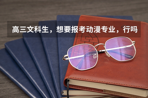 高三文科生，想要报考动漫专业，行吗