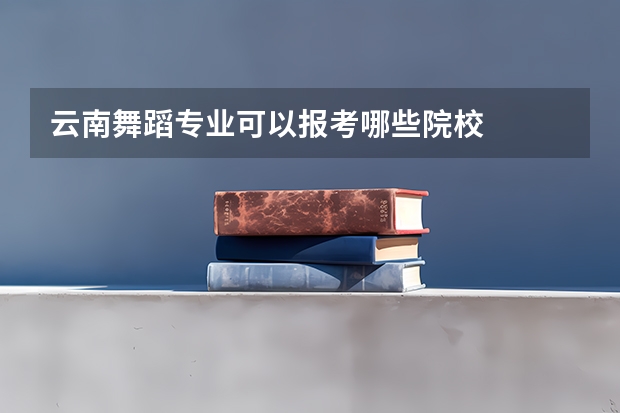 云南舞蹈专业可以报考哪些院校