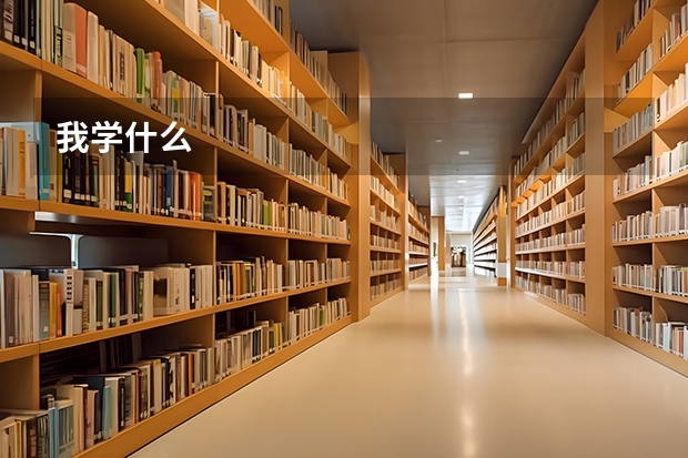我学什么
