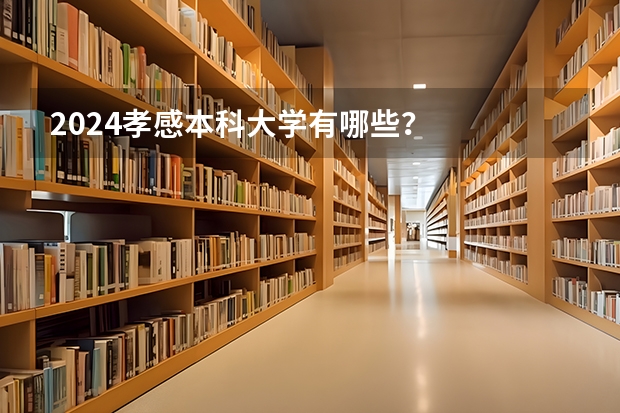 2024孝感本科大学有哪些？