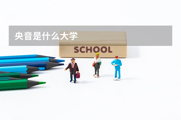 央音是什么大学