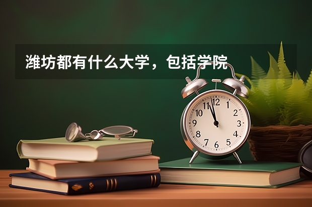 潍坊都有什么大学，包括学院