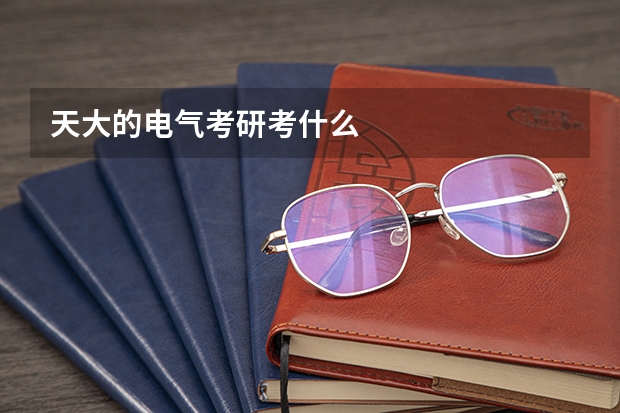 天大的电气考研考什么