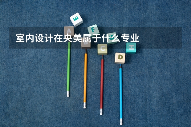 室内设计在央美属于什么专业