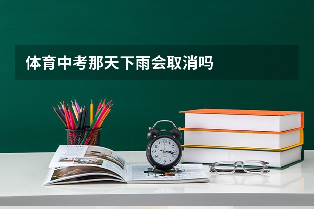 体育中考那天下雨会取消吗
